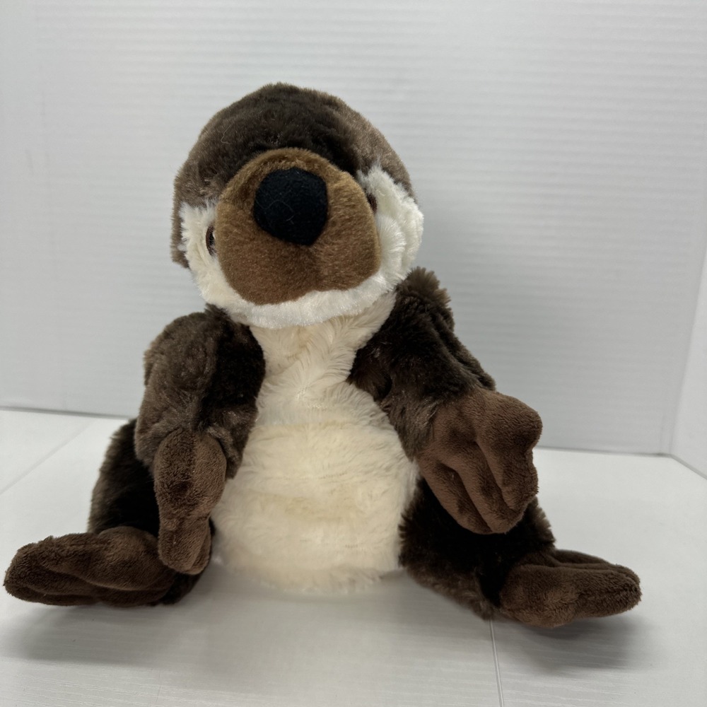 Eco Pals River Otter Hand Puppet Plush Stuffed Animal Soft Toy Brown